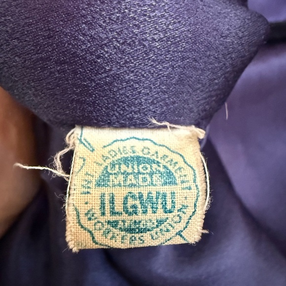 Vintage 1950s-60s Blue Connoisseur La Vigna 100% cashmere coat - Picture 7 of 10